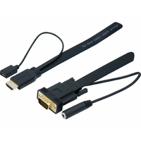 Convertisseur HDMI Mâle vers VGA Mâle avec audio