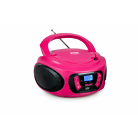 Lecteur CD portable BIGBEN CD62RUSBBT Bluetooth Rose