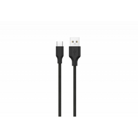 Câble KONROW KCATCNB1 USB-A vers USB-C Nylon 1m Noir