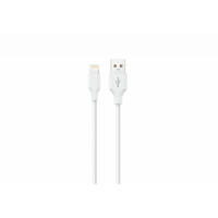 Câble KONROW KCATLPW2 USB-A vers Lightning 2m Blanc