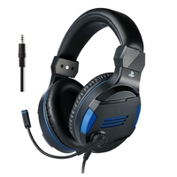 Casque micro BIGBEN PS4 Gaming Headset V3 Filaire Bleu Noir
