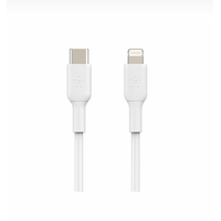Câble BELKIN USB-C vers Lightning 1m Blanc