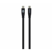 Câble slim VOLKANO VK-20227-BK USB-C Mâle Mâle 1,2m Noir