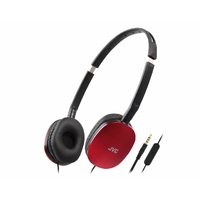 Casque micro JVC HA-S160M Filaire Rouge