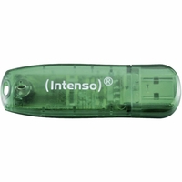 Clé USB 2.0 INTENSO Rainbow Line 8Go Vert