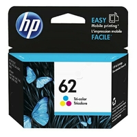 Cartouche d'encre HP 62 trois couleurs