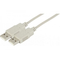 Câble USB 2.0 Type A Mâle/Mâle 2 mètres