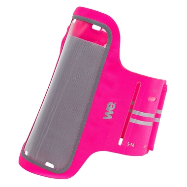 Accessoires téléphonie brassard sport 5 pouces WE CONNECT en Lycra Rose infinytech Réunion 2