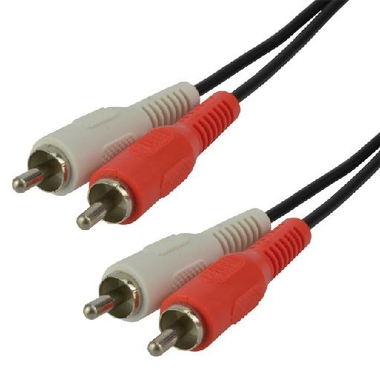 Matériels informatique Câble audio stéréo MCL 2 x RCA mâle  mâle 1,50m infinytech Réunion 1