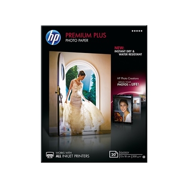 Consommables informatique papier photo HP 13 x 18 brillant HP Premium Plus infinytech Réunion 1