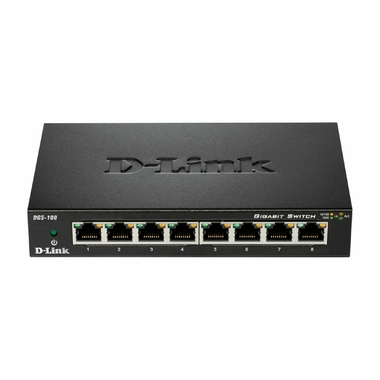 Matériels informatique switch 8 ports D-LINK DGS-108 Gigabit Ethernet infinytech Réunion 1