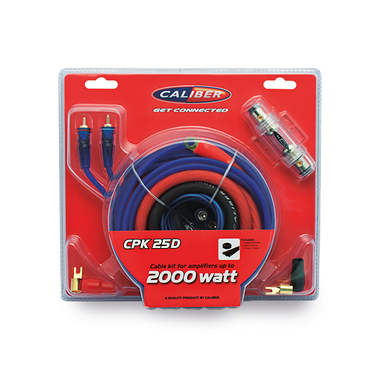 Accessoires auto kit câblage CALIBER CPK25D pour ampli 2000W Max infinytech Réunion 1