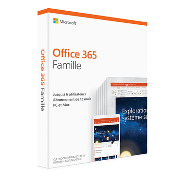 Logiciels informatique MICROSOFT Office 365 6 utilisateurs 1 an infinytech Réunion 1