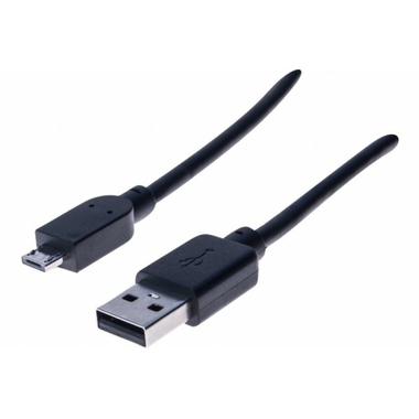 Matériels informatique câble USB 2.0 type A  vers micro USB type A noir 1,8 m infinytech Réunion 1