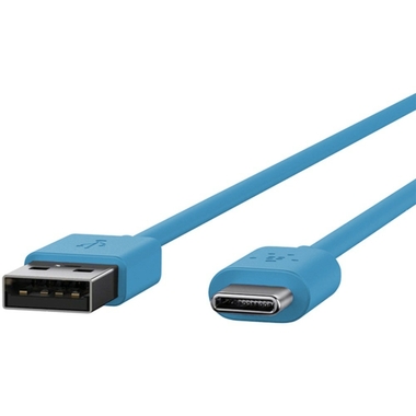 Accessoires téléphonie câble de recharge BELKIN USB 2.0 USB-A vers USB-C Bleu infinytech Réunion 1
