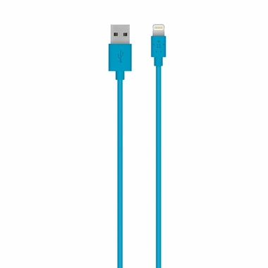 Accessoires téléphonie Câble BELKIN USB vers Lightning 2m Bleu infinytech Réunion 1