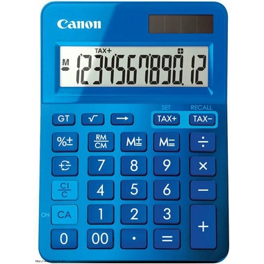 Matériels bureautique calculatrice de bureau CANON LS-123K-MBL Bleue infinytech Réunion 1