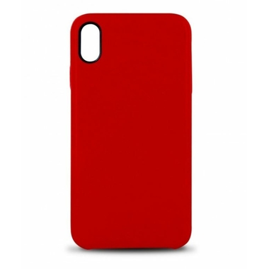Accessoires téléphonie coque en cuir MOOOV pour iPhone XS Max Rouge infinytech Réunion 1