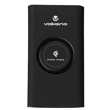 Accessoires téléphonie powerbank VOLKANO Booster VK-9007-BK USB et Sans fil infinytech Réunion 1