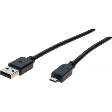Matériels informatique Cable USB 2.0 type A vers micro USB 2.0 Type B noir 2 m infinytech Réunion