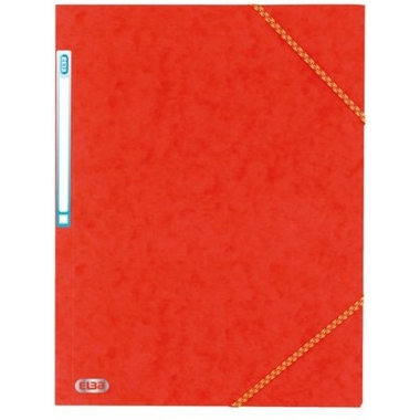 Fournitures bureautique chemise ELBA 3 rabats à élastiques Rouge Format 24x32 cm infinytech Réunion 1