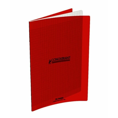 Fournitures bureautique cahier CONQUERANT 96 pages 24x32 cm Couverture polypropylène Rouge infinytech Réunion 1