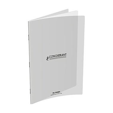 Fournitures bureautique cahier CONQUERANT 96 pages 24x32 cm Couverture polypropylène Incolore infinytech Réunion 1