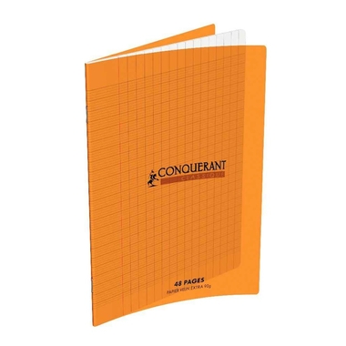 Fournitures bureautique cahier CONQUERANT 48 Pages 17x22cm Orange infinytech Réunion 1