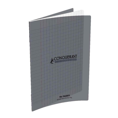 Fournitures bureautique cahier CONQUERANT 96 Pages 17x22cm Gris infinytech Réunion 1