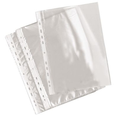 Fournitures bureautique sachet de 100 pochettes perforées Format 21x29,7 cm infinytech Réunion 1