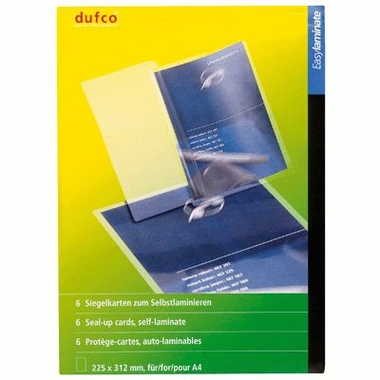 Consommables informatique paquet de 6 pochettes pour plastification à froid 22,5x31,2cm infinytech Réunion