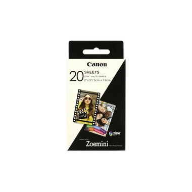 Matériels vidéo papier photo Canon 20 feuilles ZINK pour CANON Zoemini infinytech Réunion 1