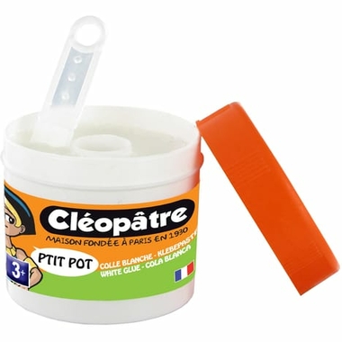 Matériels bureautique colle CLÉOPÂTRE P'tit pot cléopâtre avec spatule intégrée 85 g infinytech Réunion 1