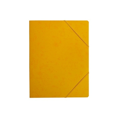 Fournitures bureautique chemise avec élastiques Sans rabat jaune Format 2432 cm infinytech Réunion 1