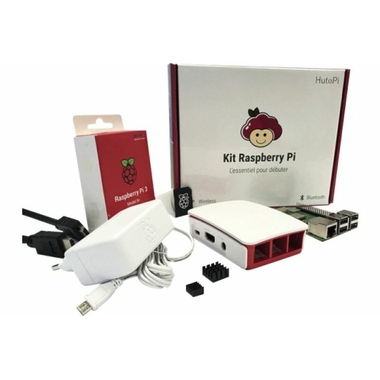 Matériels informatique kit de démarrage officiel Raspberry Pi 3 B+ avec carte NOOBS infinytech Réunion 1