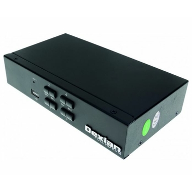 Matériels informatique switch KVM DEXLAN 4 ports HDMI 4K USB Audio et câbles infinytech Réunion 1