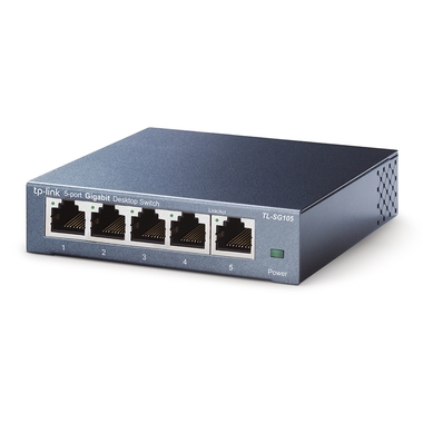 Matériels informatique switch de bureau TP-LINK TL-SG105 5 ports Gigabit infinytech Réunion 1