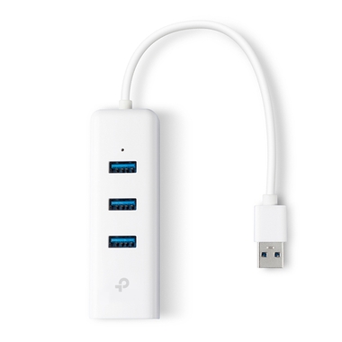 Matériels informatique adaptateur USB Ethernet Gigabit TP-LINK UE330 avec Hub 3 ports USB 3.0 infinytech Réunion 1