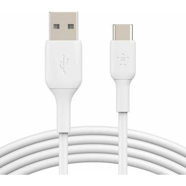 Accessoires téléphonie câble de recharge BELKIN USB vers USB-C Blanc 2m infinytech Réunion 1