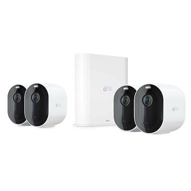 Matériels vidéosurveillance pack ARLO Pro 3 Blanc VMS4440P 2K 4 caméras infinytech Réunion 1