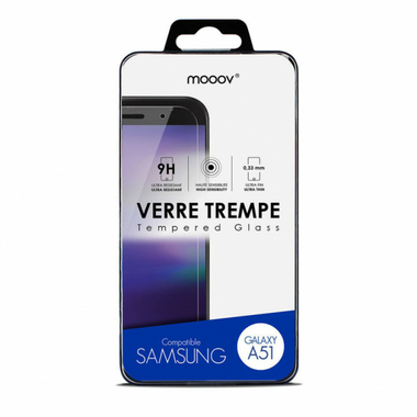 Accessoires téléphonie verre trempé MOOOV pour Samsung Galaxy A51 infinytech Réunion 2