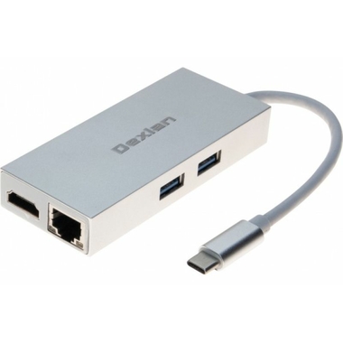 Matériels informatique adaptateur DEXLAN USB 3.1 Type-C vers RJ45 HDMI USB infinytech Réunion 1