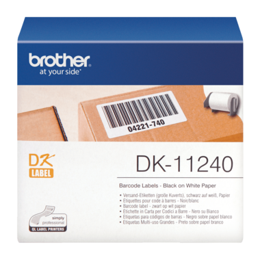 Consommables informatique rouleau d'étiquettes BROTHER DK-11240 infinytech Réunion 1