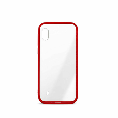 Accessoires téléphonie coque semi-rigide MOOOV Color Edge Pour Samsung A10 Contour Rouge infinytech Réunion 1