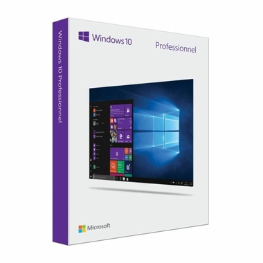 Logiciels informatique MICROSOFT Windows 10 Professionnel 64 bits Standard Boite infinytech Réunion 1