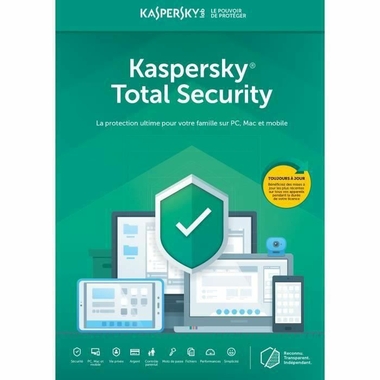 Logiciels informatique KASPERSKY Total Security 5appareils 1an infinytech Réunion 1