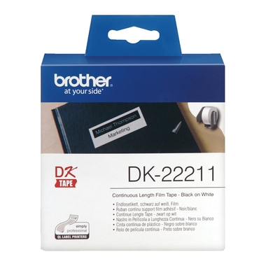 Consommables informatique rouleau d'étiquettes BROTHER DK-22211 29mm infinytech Réunion 01