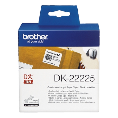 Consommables informatique rouleau de papier continu BROTHER DK-22225 38 mm infinytech Réunion 02