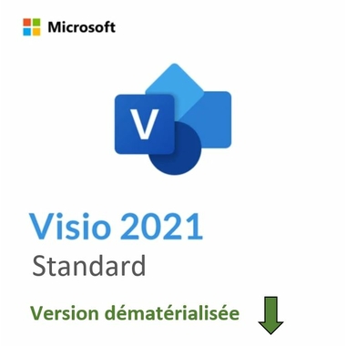 Logiciels bureautique MICROSOFT Visio Standard 2021 DEM infinytech Réunion 01
