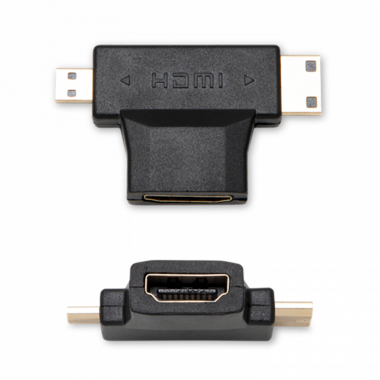 Matériels informatique adaptateur RADIOLA EO5006 HDMI Femelle vers Mini et Micro HDMI Male infinytech Réunion 01